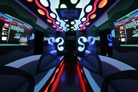 inside a party bus